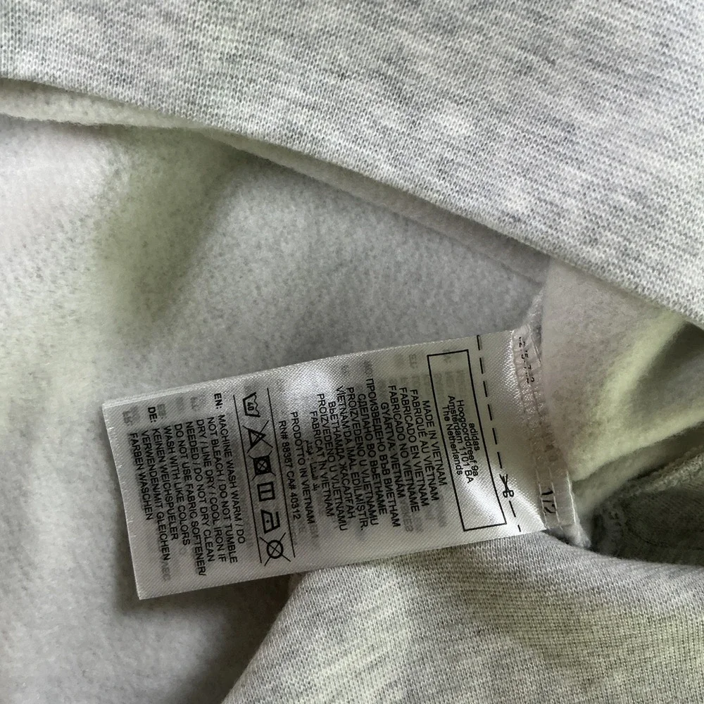 Adidas Essentials French Terry Sweatshirt Light Grey Heather JW8724 Mens 3X